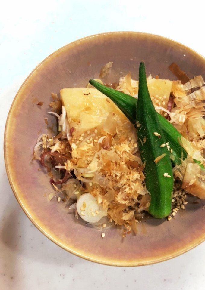 冷やして美味しい長芋とオクラの煮浸し-レシピのメイン写真