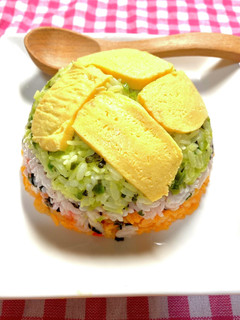 ミルフィーユ混ぜご飯-レシピのメイン写真
