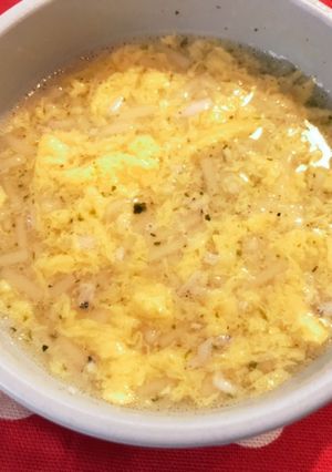 離乳食中期〜☆しらすのかき卵うどん-レシピのメイン写真