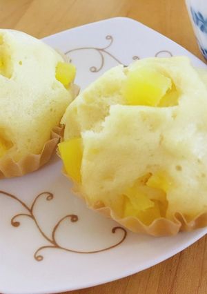 冷やしても美味しいパイナップル蒸しパン-レシピのメイン写真