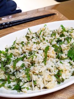 大葉としらすのチャーハン!-レシピのメイン写真