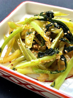 簡単副菜♪ブロッコリーの茎だけ金平-レシピのメイン写真