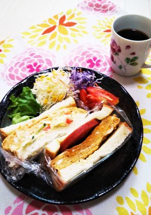 卵焼きサンドイッチ-レシピのメイン写真