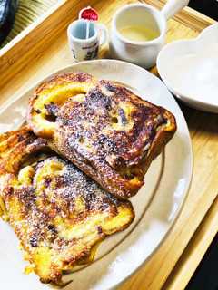 あん食パンで☆フレンチトースト-レシピのメイン写真