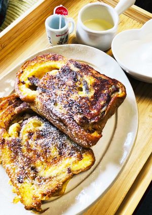 あん食パンで☆フレンチトースト-レシピのメイン写真
