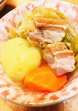 塩豚(パンツェッタ)のごろごろ野菜スープ-レシピのメイン写真
