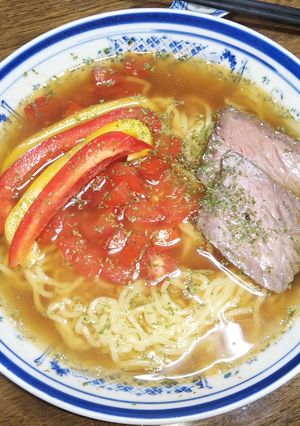 ☆コンソメで洋風ラーメン-レシピのメイン写真