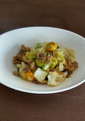 ズッキーニとキャベツの回鍋肉-レシピのメイン写真