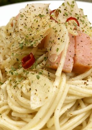 大麦ペペロンチーノ【ＪＡ福井県】-レシピのメイン写真