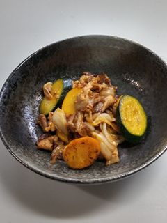豚キムチ炒め ズッキーニと-レシピのメイン写真