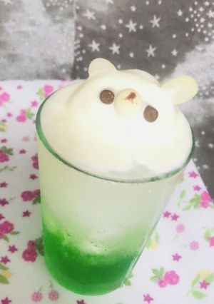 くまさんのメロンソーダ-レシピのメイン写真