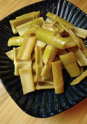 はちくのバター麺つゆ炒め-レシピのメイン写真