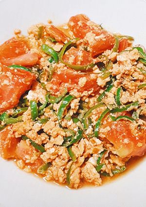ししとうとトマトの炒め物【ＪＡ遠州夢咲】-レシピのメイン写真