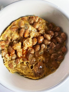 オートミール、レンジでピリ辛納豆丼-レシピのメイン写真