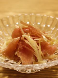 みょうがと生ハムのおつまみ-レシピのメイン写真