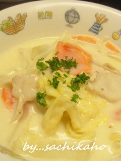 簡単♪白菜のクリームスープ-レシピのメイン写真