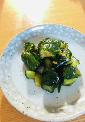 蛇腹きゅうりの浅漬け-レシピのメイン写真