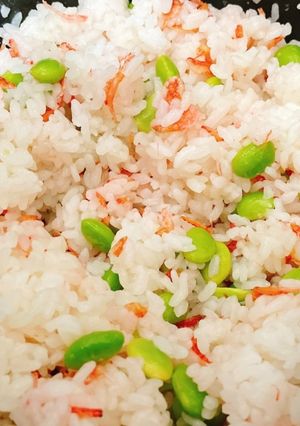 枝豆と小エビの混ぜご飯-レシピのメイン写真