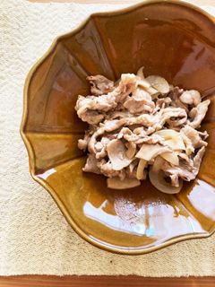 豚コマとエリンギのバターポン酢炒め-レシピのメイン写真