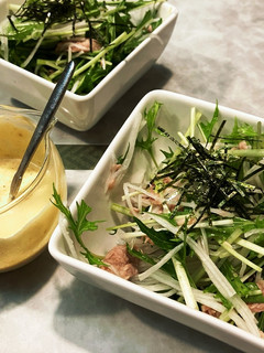 水菜とツナのサラダ-レシピのメイン写真