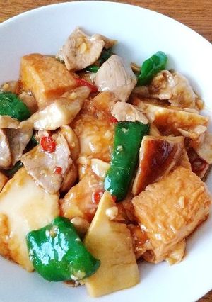厚揚げと豚肉のピリ辛炒め☆-レシピのメイン写真