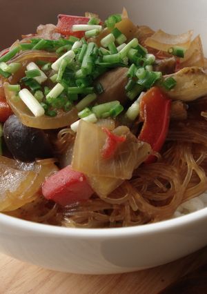 野菜たっぷり春雨丼-レシピのメイン写真