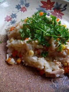 圧力鍋でスピーディー 洋風炊き込みご飯-レシピのメイン写真