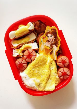 幼稚園のプリンセス弁当ベル編♡-レシピのメイン写真
