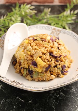 糖質オフ!オートミール炒飯-レシピのメイン写真
