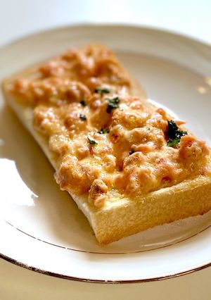 超簡単！鮭マヨトースト-レシピのメイン写真