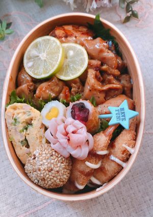 高校2年女子お弁当♥2021.06.25-レシピのメイン写真