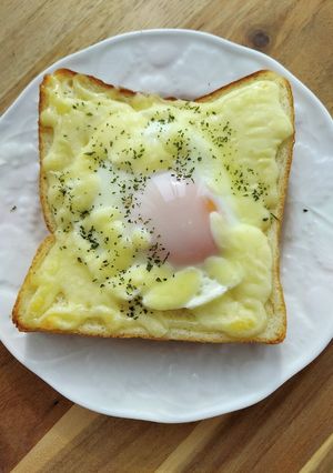 目玉焼きトースト-レシピのメイン写真