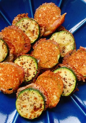 ズッキーニのパリパリチーズ焼き-レシピのメイン写真