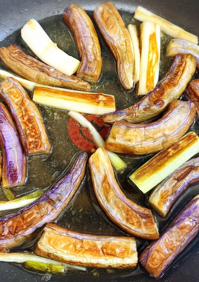 簡単！ナスとネギの焼き浸し 煮浸し-レシピのメイン写真