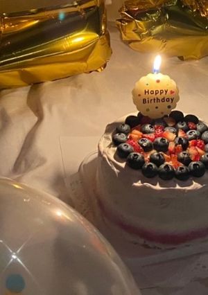 誕生日に！！紅茶とベリーのケーキ-レシピのメイン写真