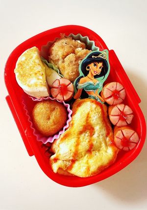 幼稚園のプリンセス弁当ジャスミン編♡-レシピのメイン写真