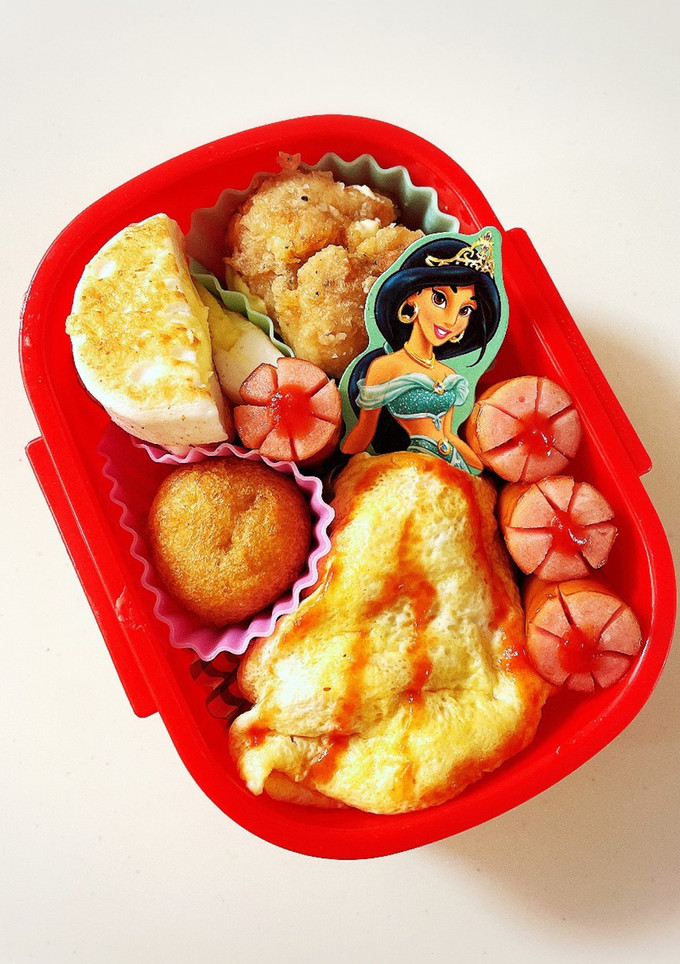 幼稚園のプリンセス弁当ジャスミン編♡-レシピのメイン写真