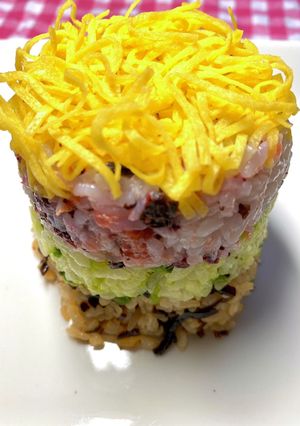ミルフィーユ混ぜご飯2-レシピのメイン写真