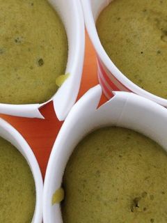 離乳食*青汁きなこ蒸しパン-レシピのメイン写真