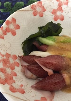 ホタルイカの酢味噌和え-レシピのメイン写真