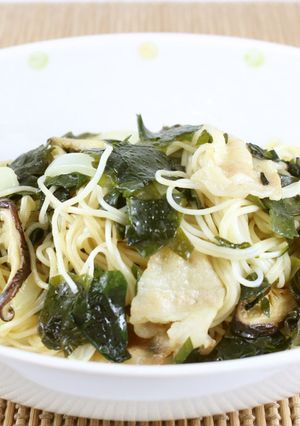 わかめと豚肉のそうめんチャンプルー-レシピのメイン写真