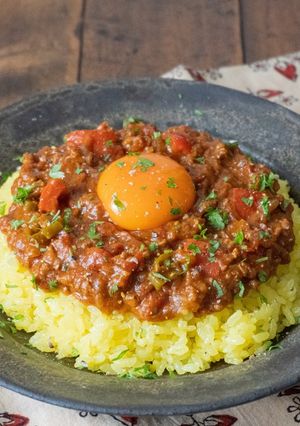 パプリカとししとうのこくうまキーマカレー-レシピのメイン写真