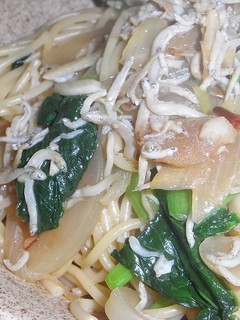 簡単!じゃこと小松菜のピリ辛和風パスタ☆-レシピのメイン写真