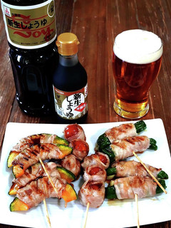 夏野菜の肉巻き-レシピのメイン写真