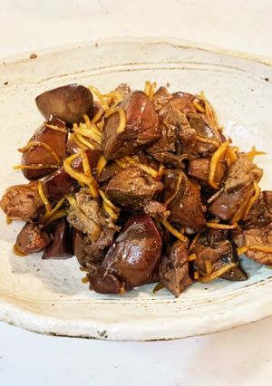 鉄分豊富♪お箸が進む鶏レバーの生姜煮-レシピのメイン写真
