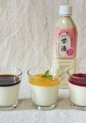 甘酒のブランマンジェ-レシピのメイン写真