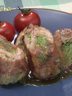 むかわ町の春レタス①レタスの肉巻き-レシピのメイン写真
