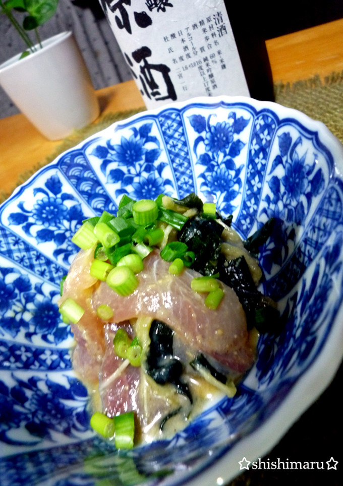 いなだとねぎの酢味噌和え-レシピのメイン写真