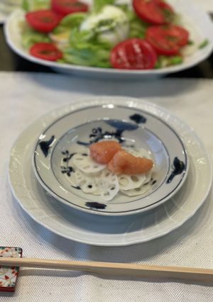 簡単★めんたい蓮根-レシピのメイン写真