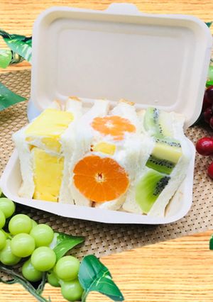 豆腐のヘルシーフルーツサンド-レシピのメイン写真